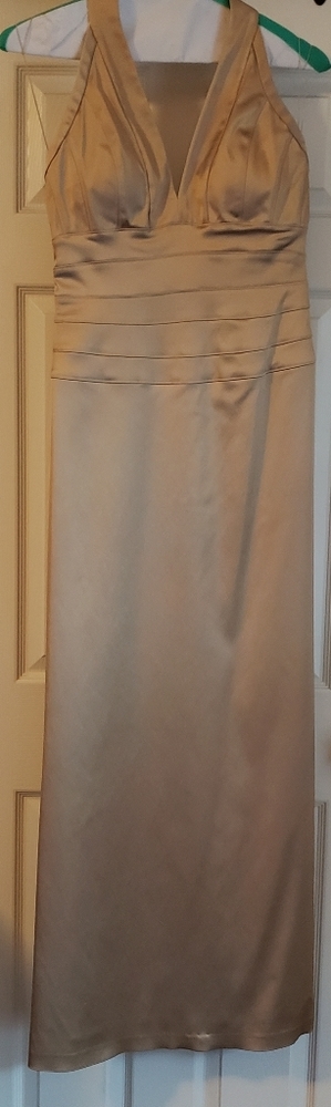 Gold Satin Gown